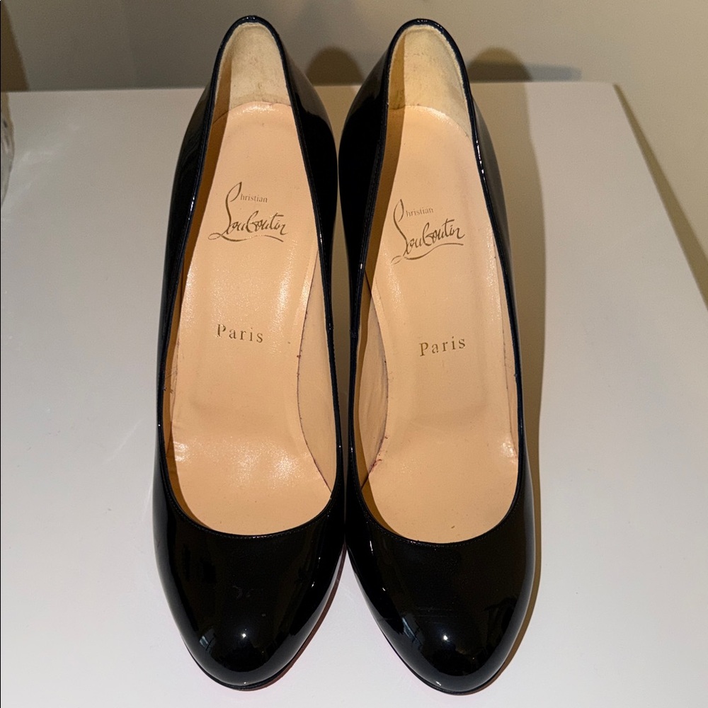 Christian Louboutin Glossy Black Heels